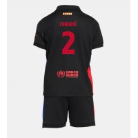 Echipament fotbal Barcelona Pau Cubarsi #2 Tricou Deplasare 2024-25 pentru copii maneca scurta (+ Pantaloni scurti)